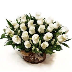 Paz celestial / Cesta 30 rosas