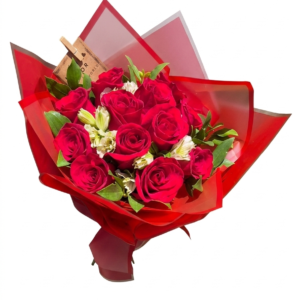 Ramillete 12 Rosas Amor