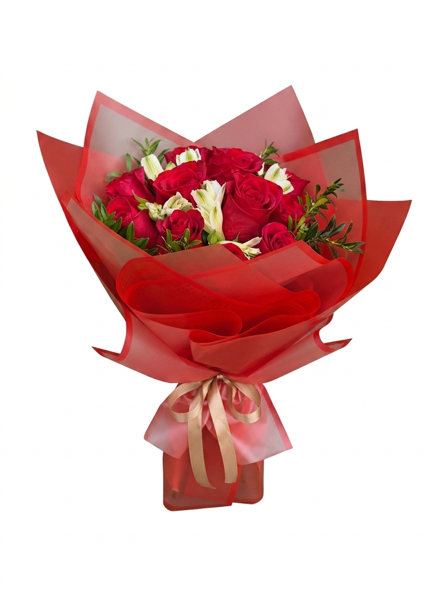 Ramillete 12 Rosas Amor - Imagen 2